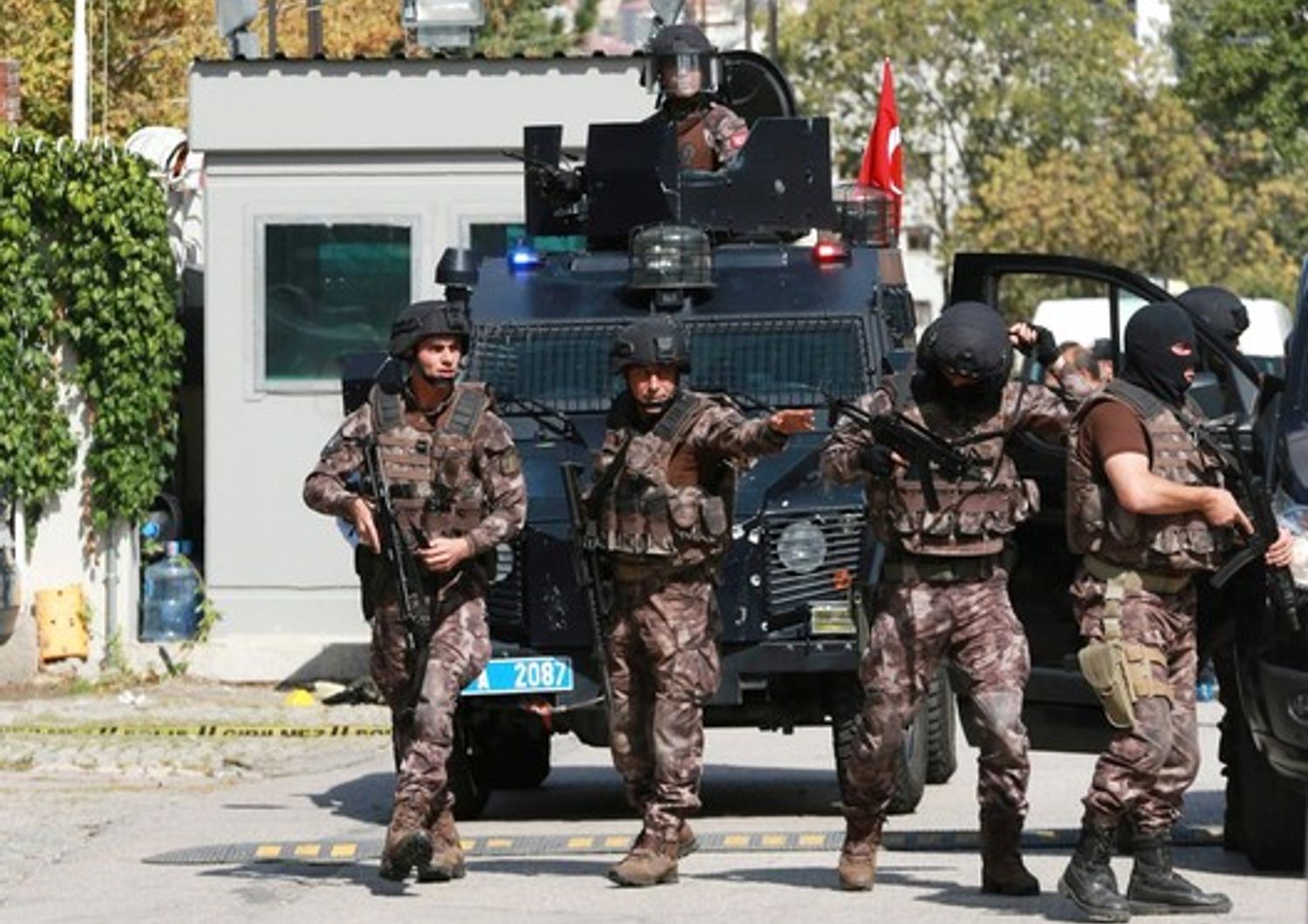 &nbsp;Turchia attacco con coltello ambasciata israeliana Ankara polizia tura (afp)