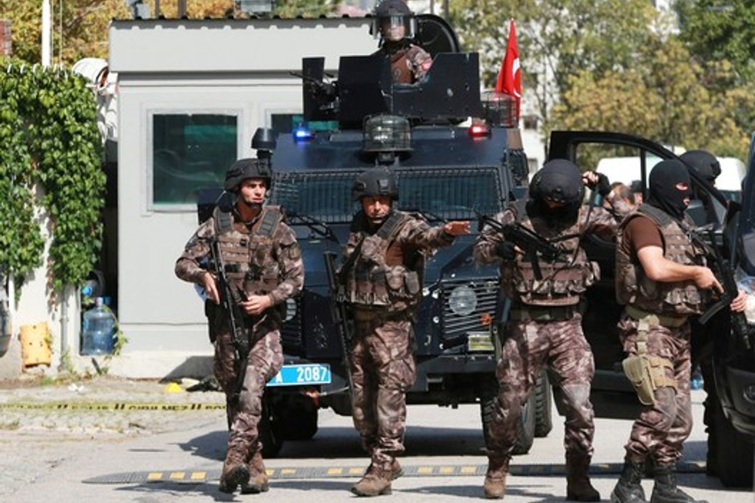 &nbsp;Turchia attacco con coltello ambasciata israeliana Ankara polizia tura (afp)