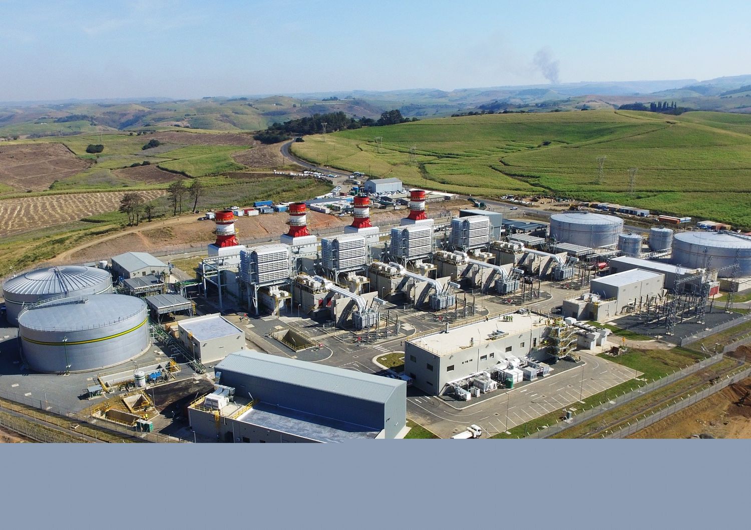 Sudafrica - Impianto produzione energia elettrica ad Avon, nell'area di Durban, realizzato da Ansaldo Energia e Fata (Gruppo Danieli)