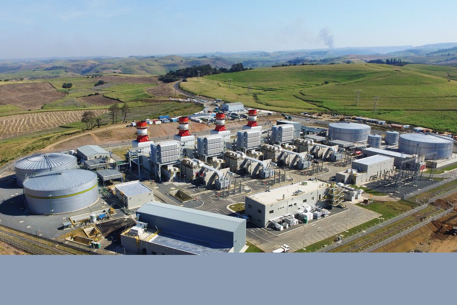 Sudafrica - Impianto produzione energia elettrica ad Avon, nell'area di Durban, realizzato da Ansaldo Energia e Fata (Gruppo Danieli)