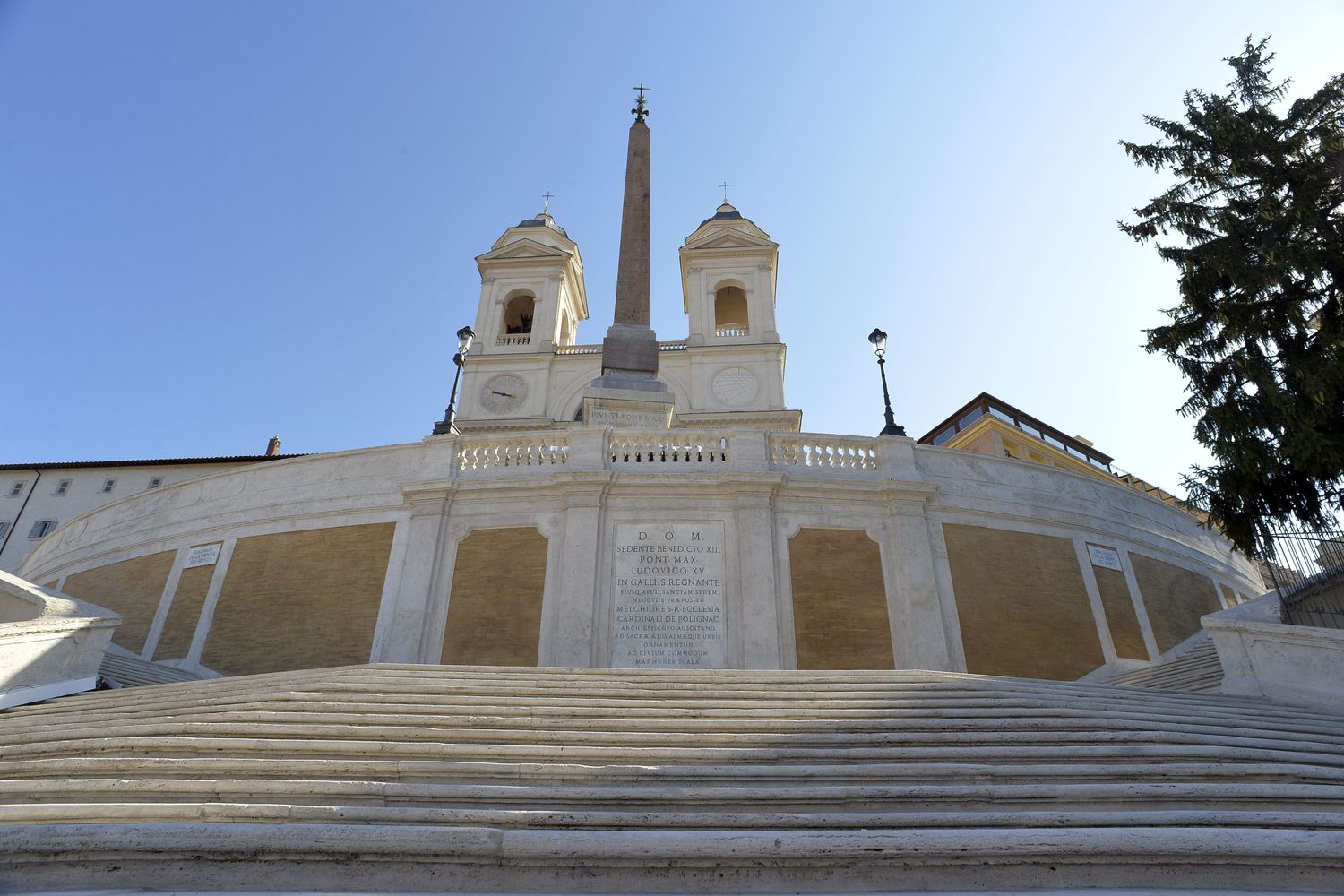 &nbsp;Scalinata Trinita' di Monti restaurata