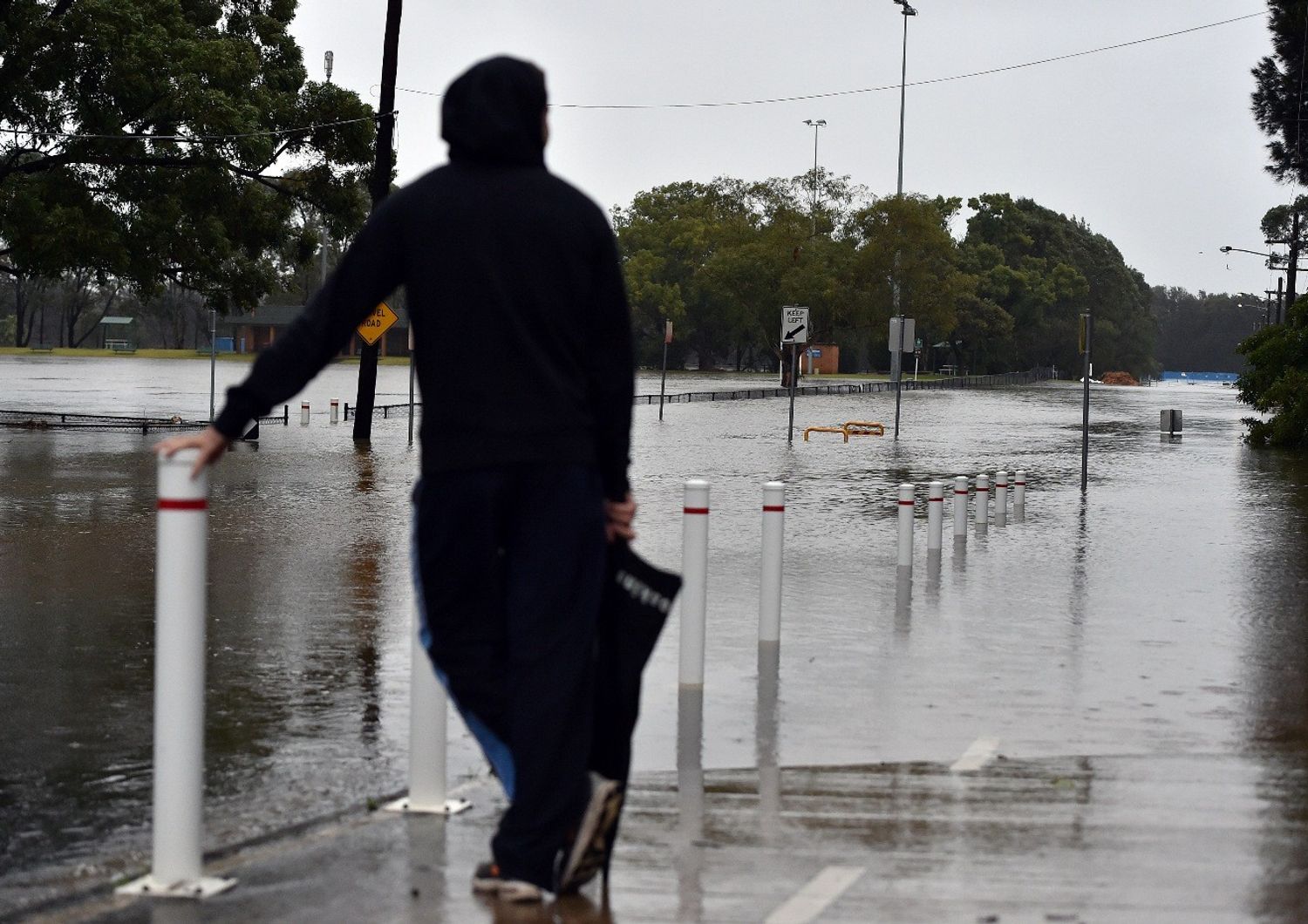 Australia Sydney maltempo temporale pioggia allagamenti (afp)
