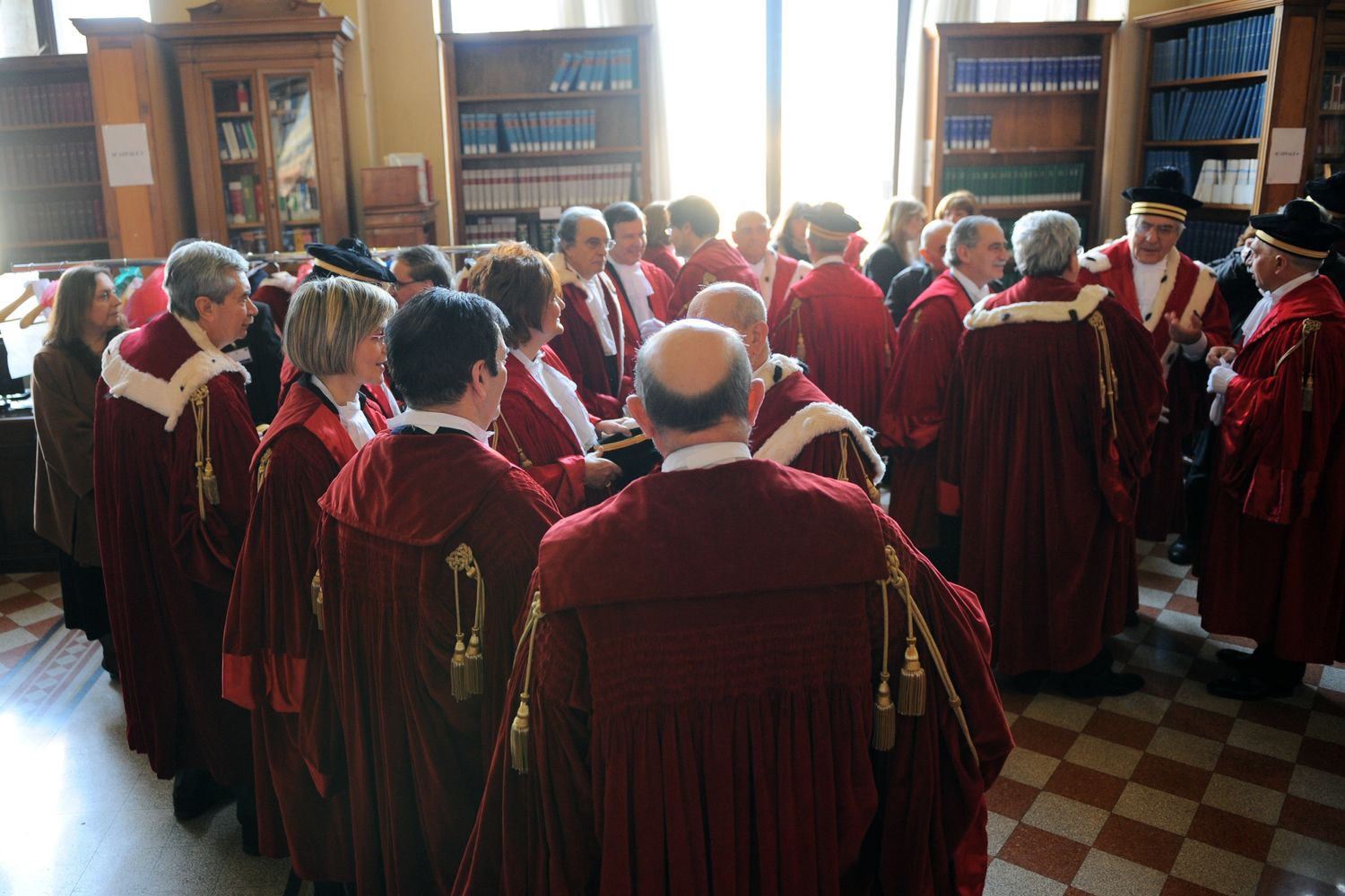 &nbsp;giudici magistrati (Afp)