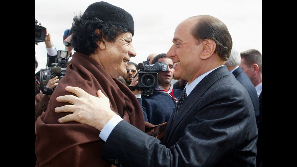 Con Gheddafi nel 2004