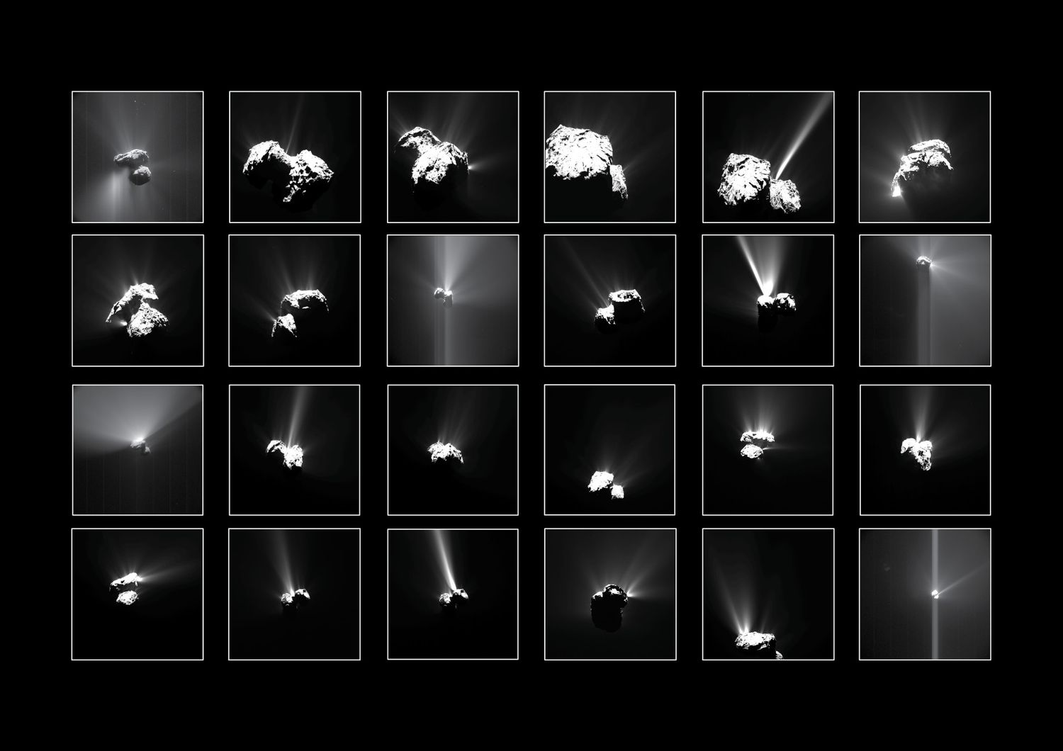 &nbsp;Foto Esa cometa 67P / Churyumov-Gerasimenko sonda Rosetta (afp)