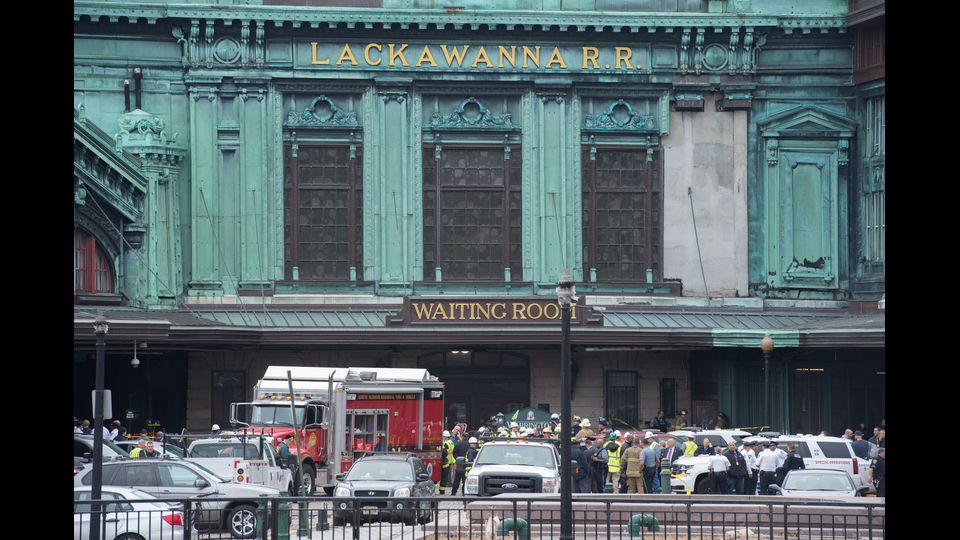 &nbsp;Incidente ferroviario nel New Jersey (Afp)