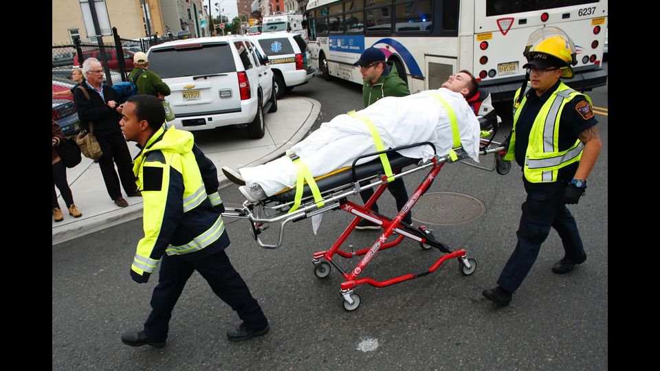 Incidente ferroviario nel New Jersey (Afp)&nbsp;