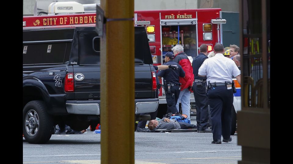 Incidente ferroviario nel New Jersey (Afp)&nbsp;
