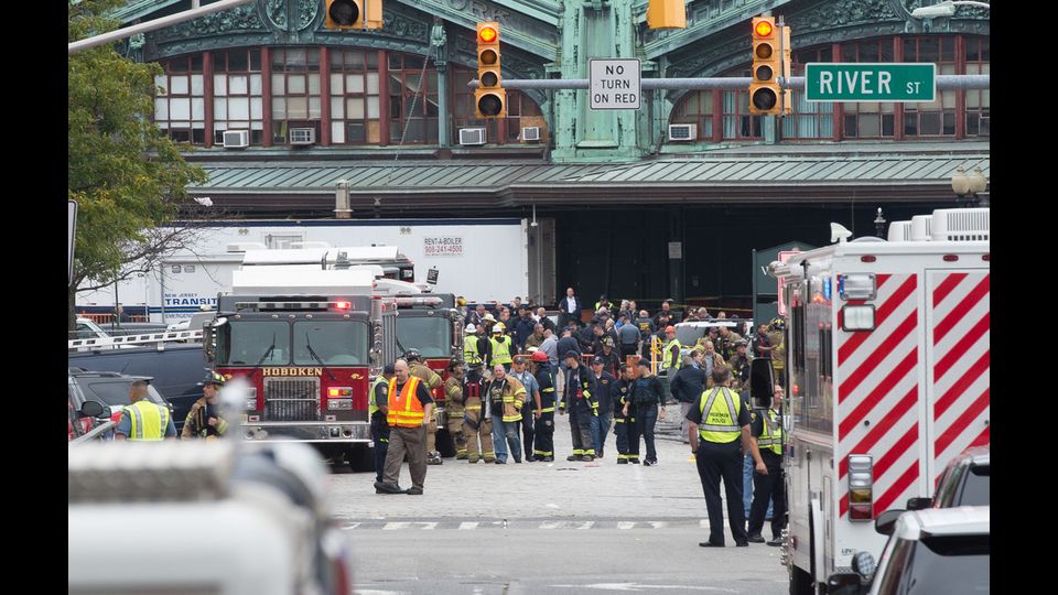 &nbsp;Incidente ferroviario nel New Jersey (Afp)