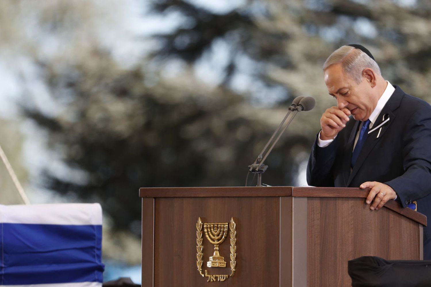 Il primo ministro israeliano Benjamin Netanyahu (Afp)&nbsp;