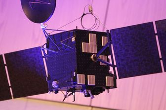 Modello della sonda spaziale Rosetta (Afp)&nbsp;