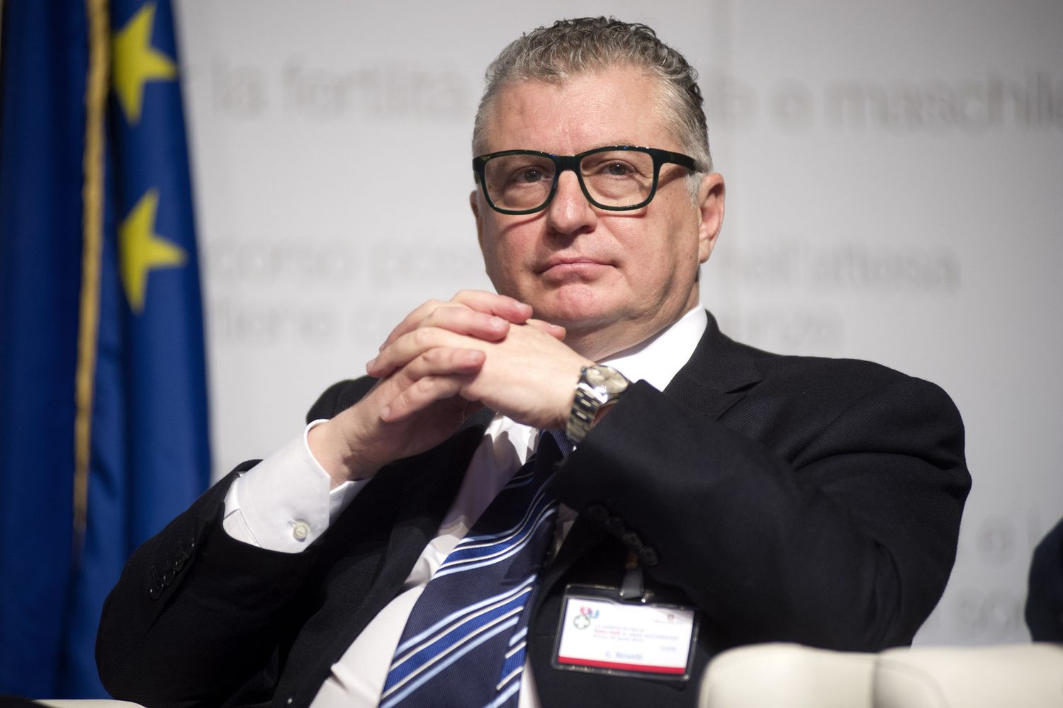 Giuseppe Novelli, rettore Universita' Tor Vergata (Agf)