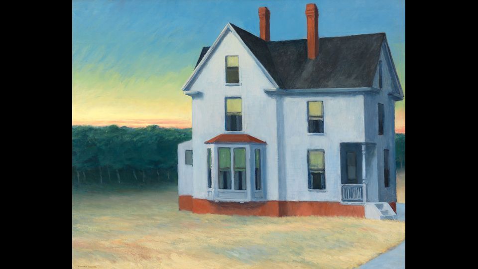 Cape Cod Sunset (Tramonto a Cape Cod) 1934&nbsp;Olio su tela, 74x 92,1 cm New York, Whitney Museum of American Art; Lascito di Josephine N. Hopper&copy; Heirs of Josephine N. Hopper, Licensedby Whitney Museum of American Art