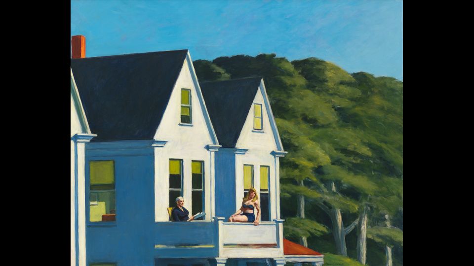 Second Story Sunlight (Secondo piano al sole) 1960Olio su tela, 102,1x127,3 cm New York,Whitney Museum of American Art; acquisizione con i fondi dei Friends of the Whitney Museum of American Art&copy; Whitney Museum of American Art
