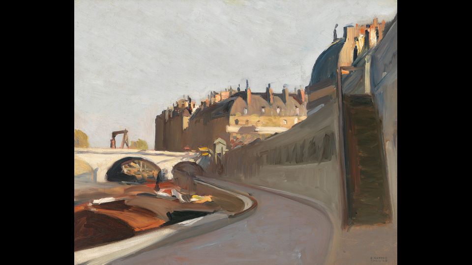 Le Quai des Grands Augustins 1909 Olio su tela, 60,2x73 cm New York, Whitney Museum of American Art; Lascito di Josephine N. Hopper&copy; Heirs of Josephine N. Hopper, Licensedby Whitney Museum of American Art