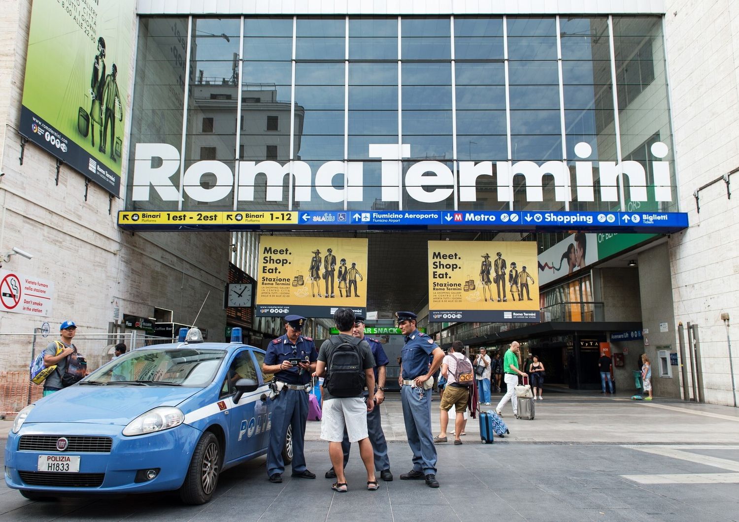 Polizia ferroviaria stazione Termini