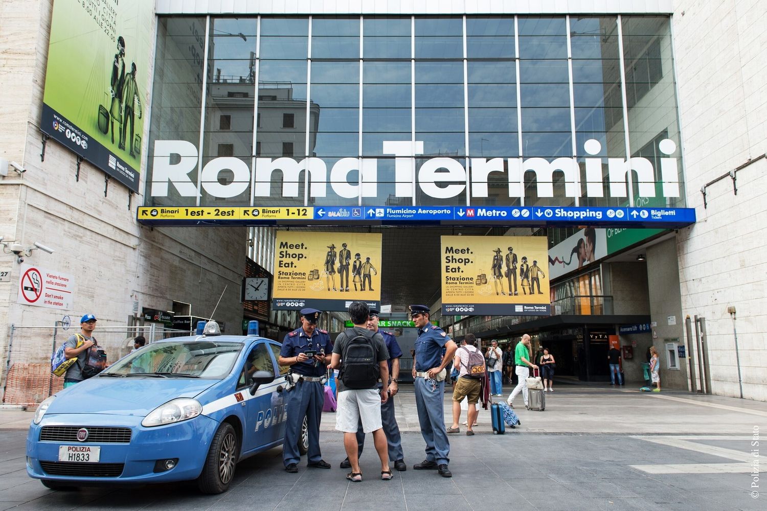 Polizia ferroviaria stazione Termini