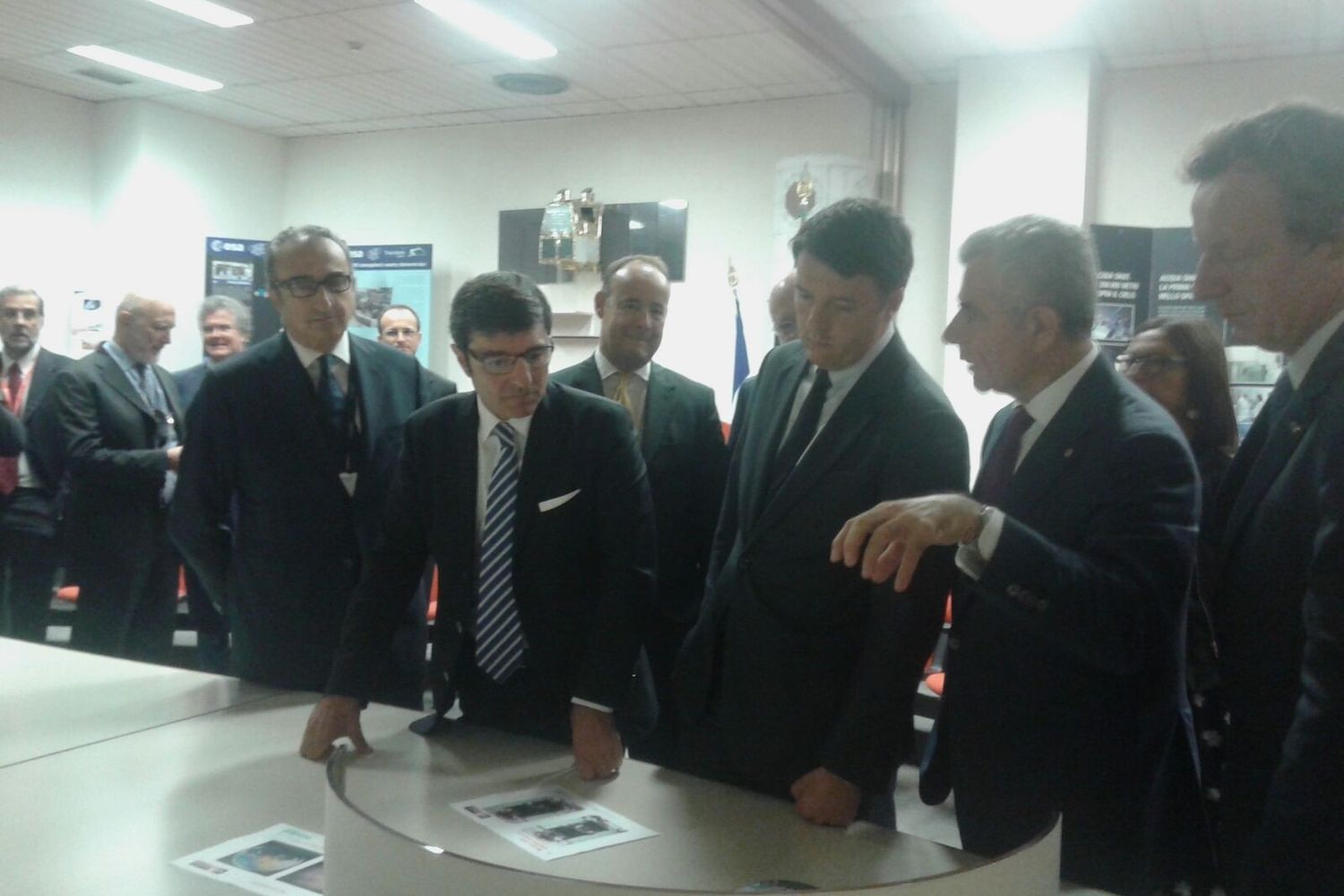 Renzi in visita all'Alenia&nbsp;