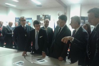 Renzi in visita all'Alenia&nbsp;