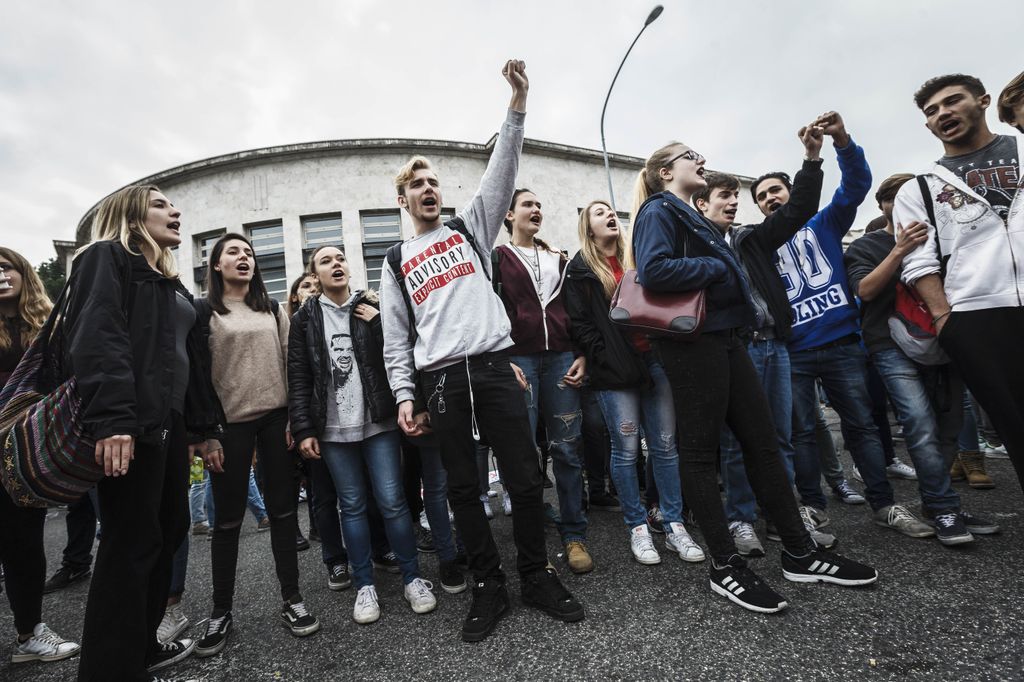 &nbsp;Manifestazione studenti
