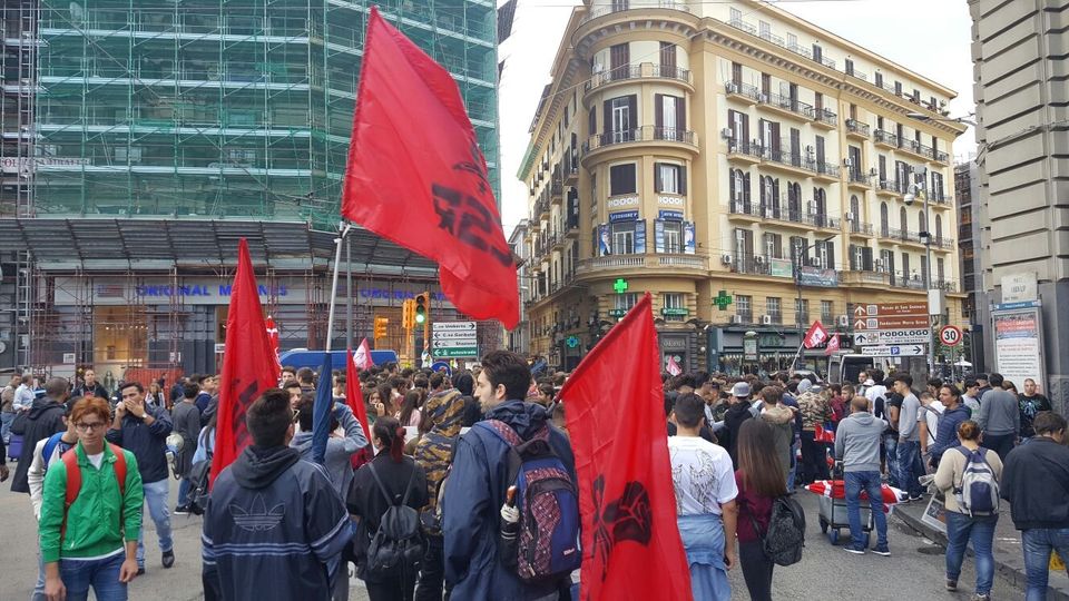 Corteo studenti Napoli&nbsp;