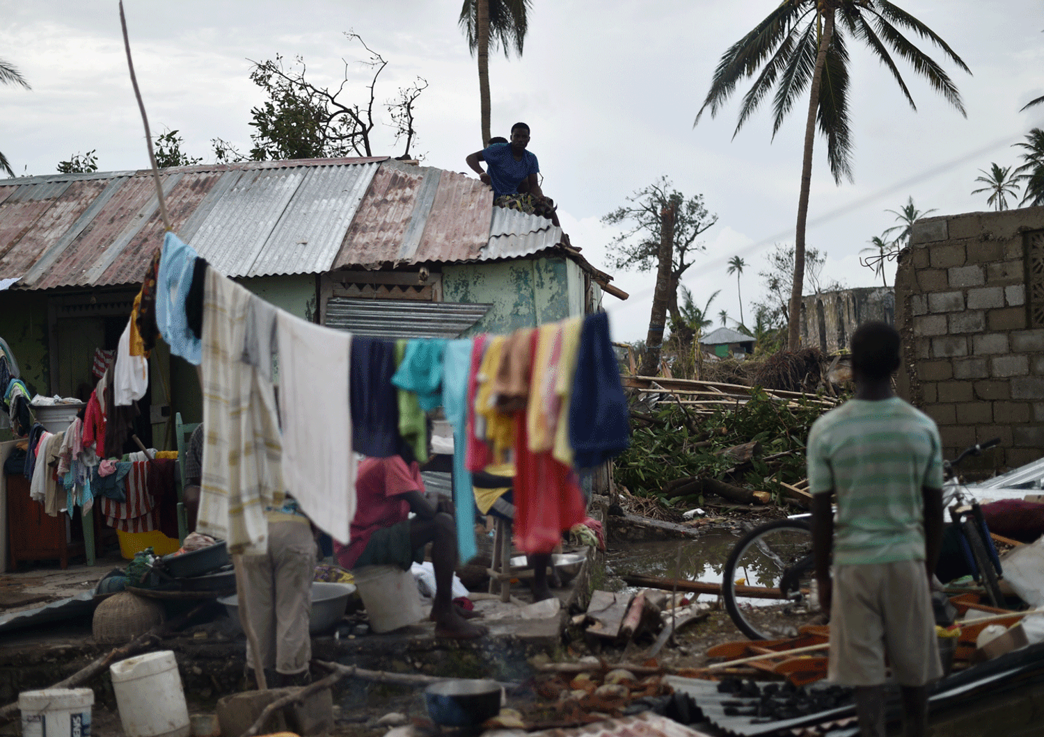Uragano Matthew devasta Haiti (Afp)&nbsp;