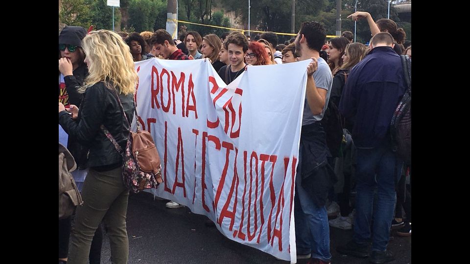 Corteo studenti Roma&nbsp;