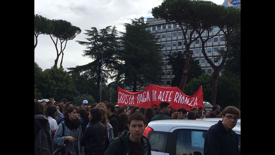 Corteo studenti Roma&nbsp;