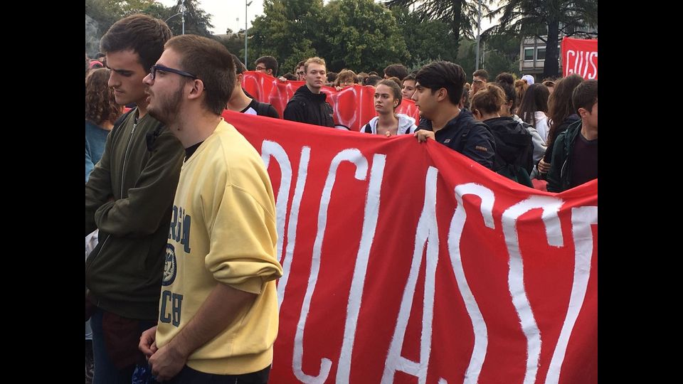 Corteo studenti Roma&nbsp;
