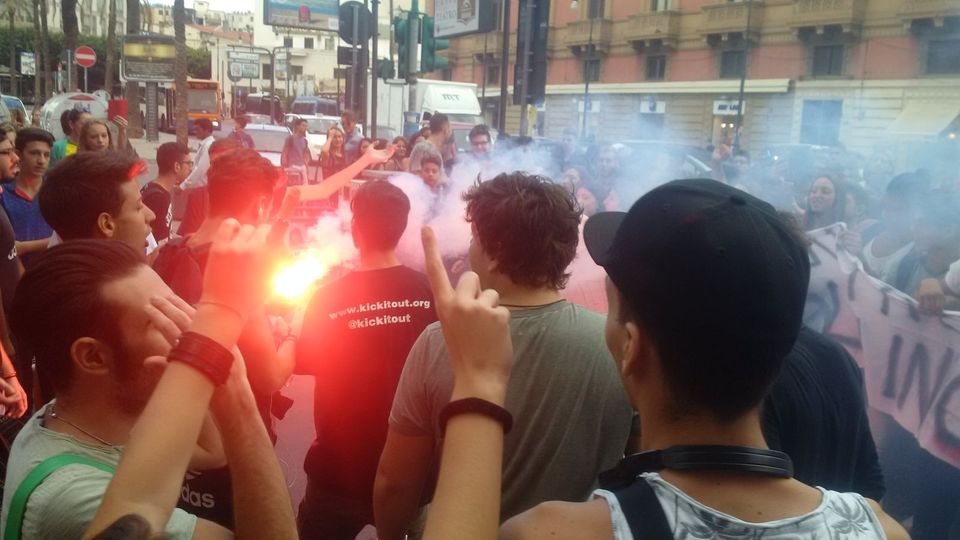 Corteo studenti Palermo&nbsp;