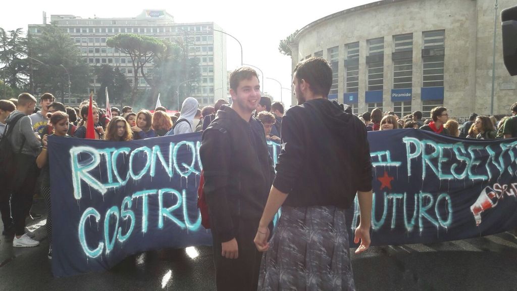 corteo studenti Roma&nbsp;