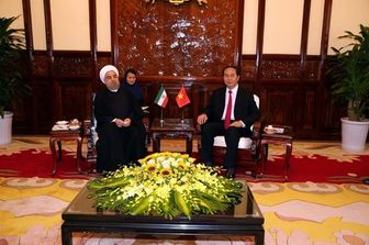 Vietnam - presidente Iran Hassan Rohani e del Vietnam&nbsp;Tran Dai Quang (Afp)