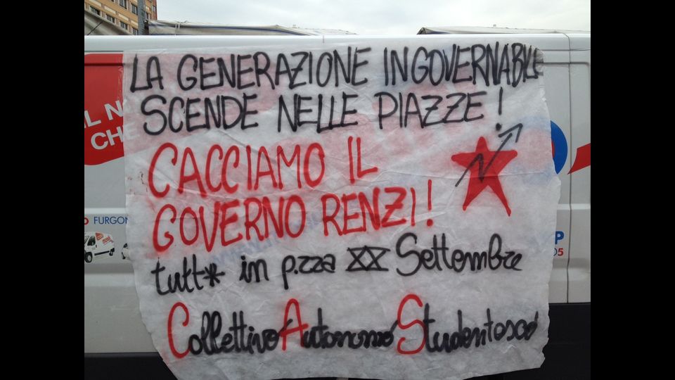 Corteo studenti Bologna&nbsp;