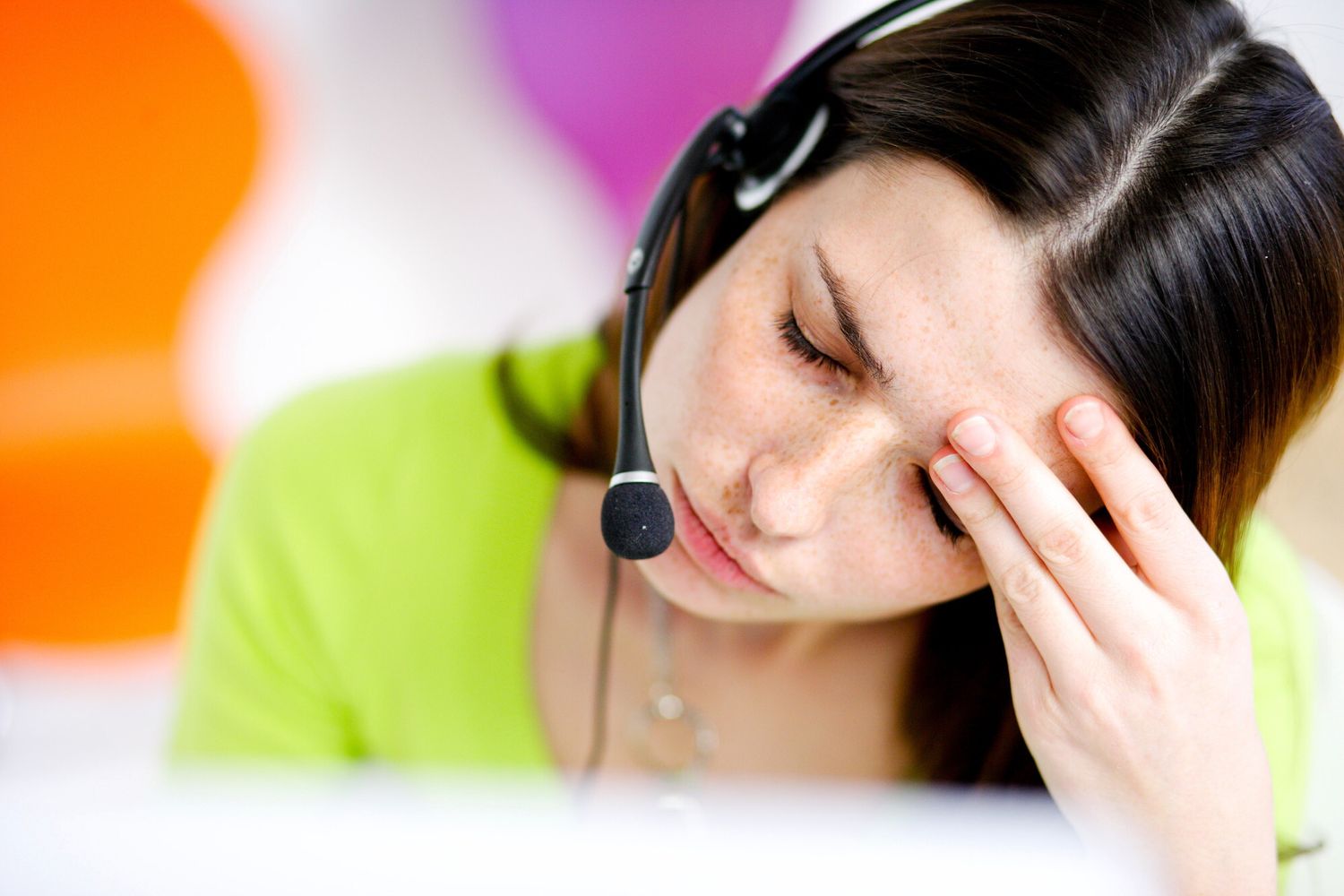 &nbsp;Call center stress, fatica, stanchezza