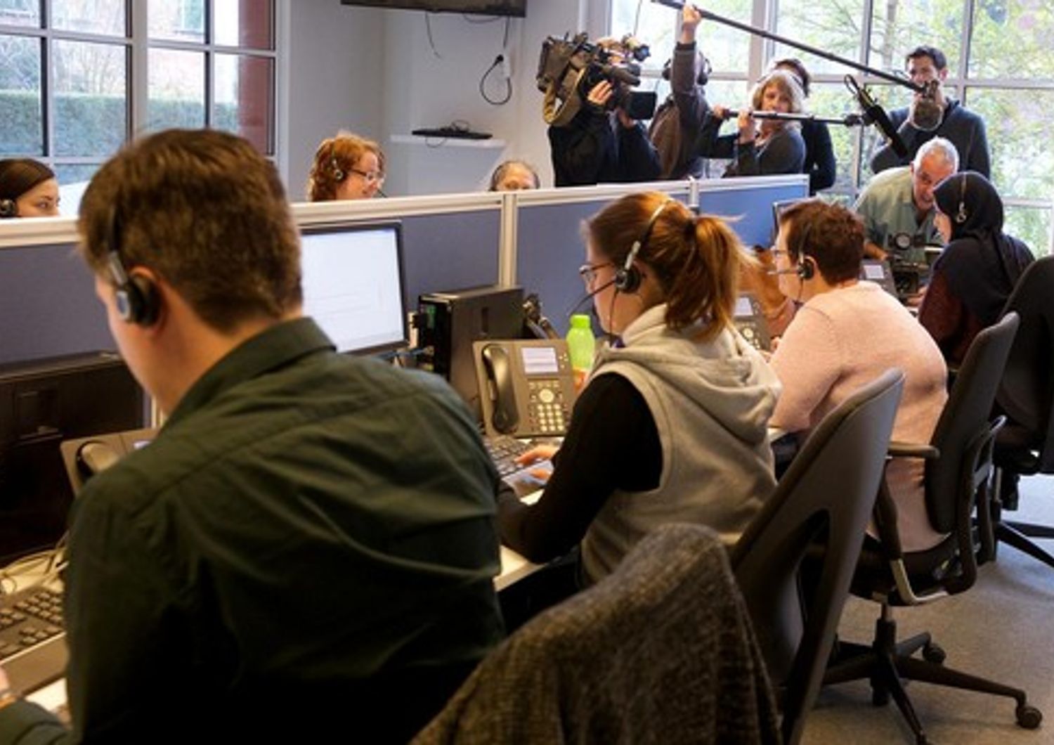 &nbsp;call center (afp)