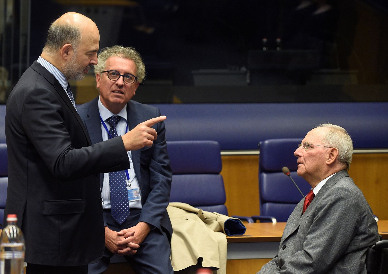 Eurogruppo Lussemburgo Moscovici Schaeuble