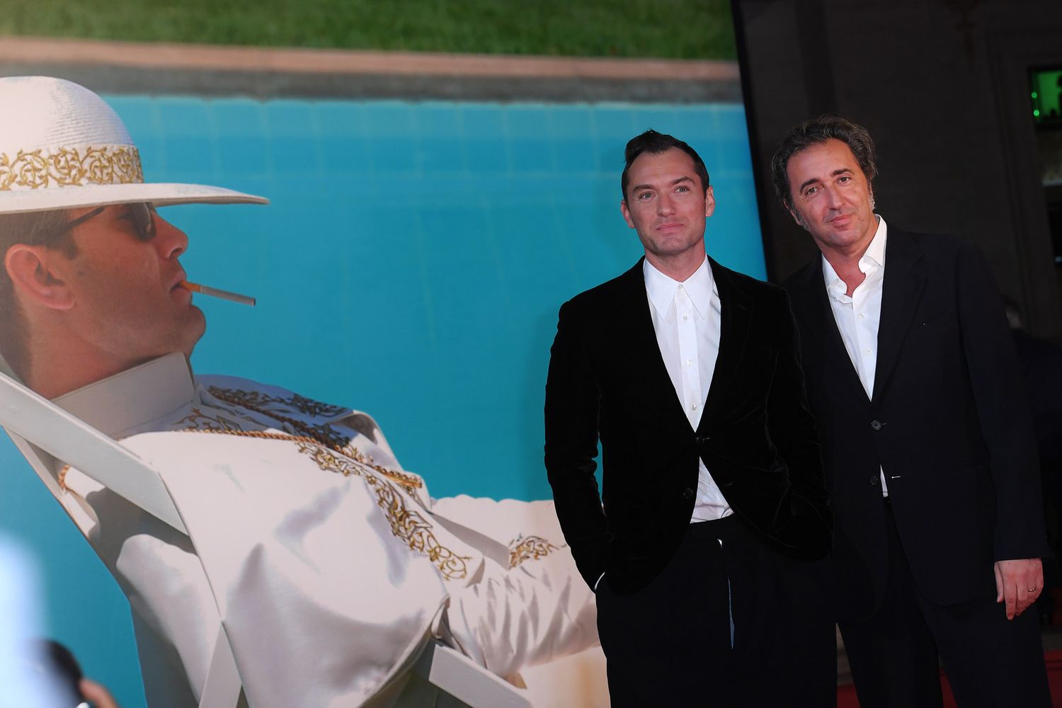 &nbsp;La premier del film The Young Pope. Nella foto il regista Paolo Sorrentino e Jude Law (Agf)