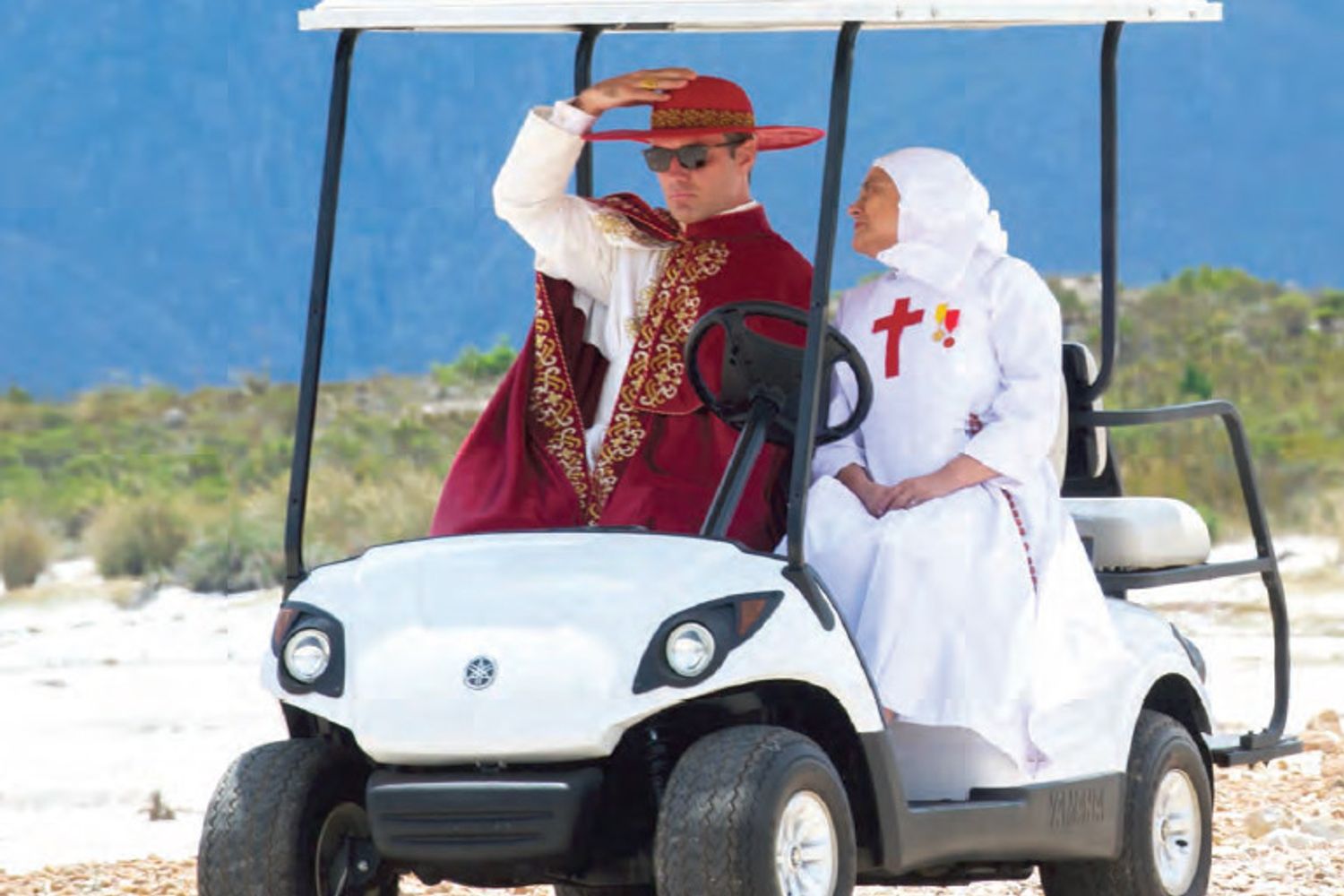 Una scena della serie-Tv &quot;The young Pope&quot;&nbsp;