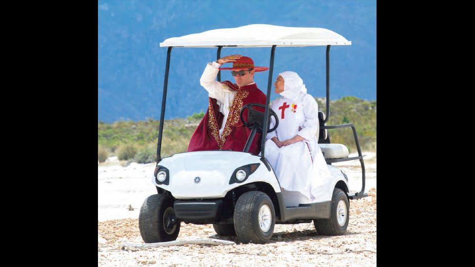 Una scena della serie-Tv &quot;The young Pope&quot;&nbsp;