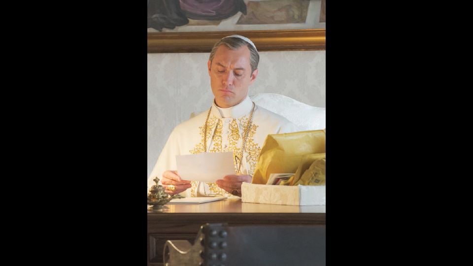 Una scena della serie-Tv &quot;The Young Pope&quot;&nbsp;