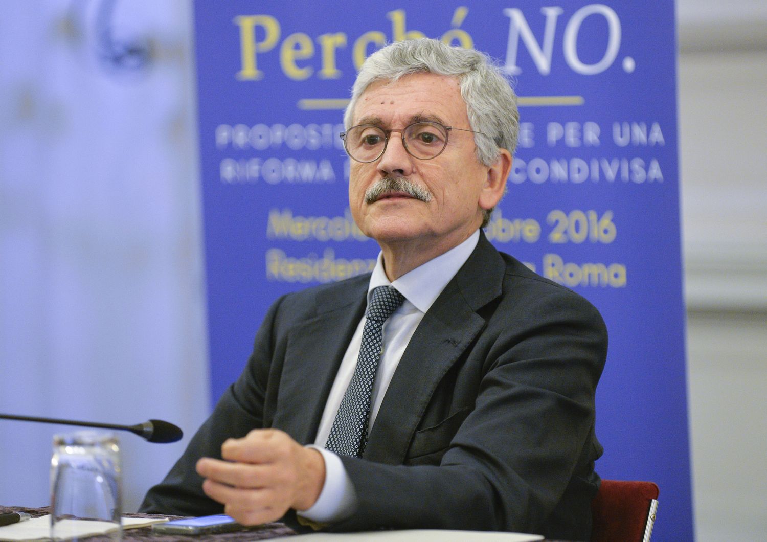 &nbsp;D'Alema convegno referendum per il No