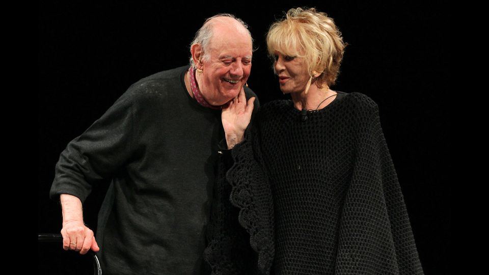 Il grande ritorno in teatro 'Il Mistero Buffo' di Dario Fo e Franca Rame al teatro Manzoni di Milano, 2011 (Agf)