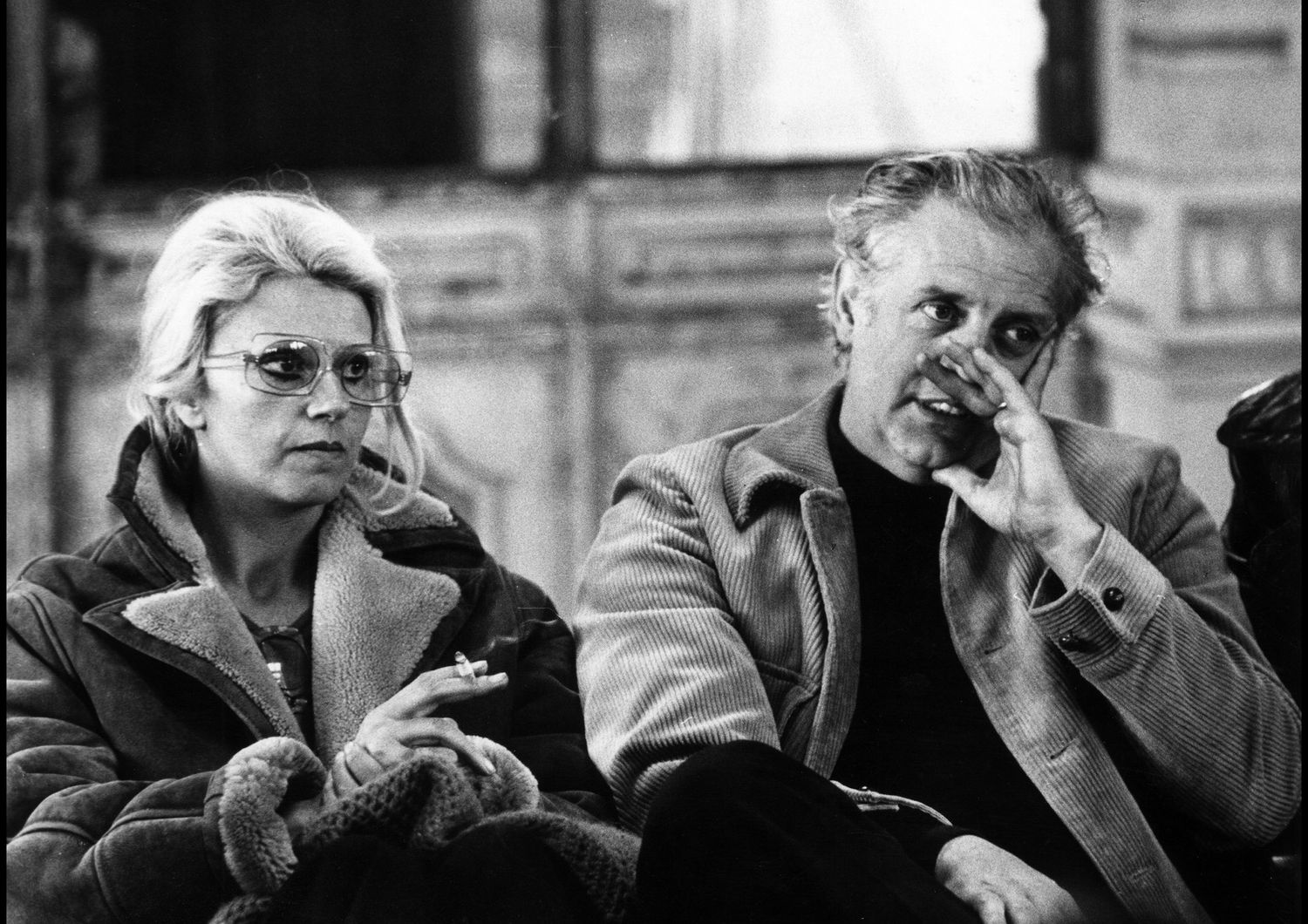 Dario Fo con la moglie Franca Rame,1970 (Afp)