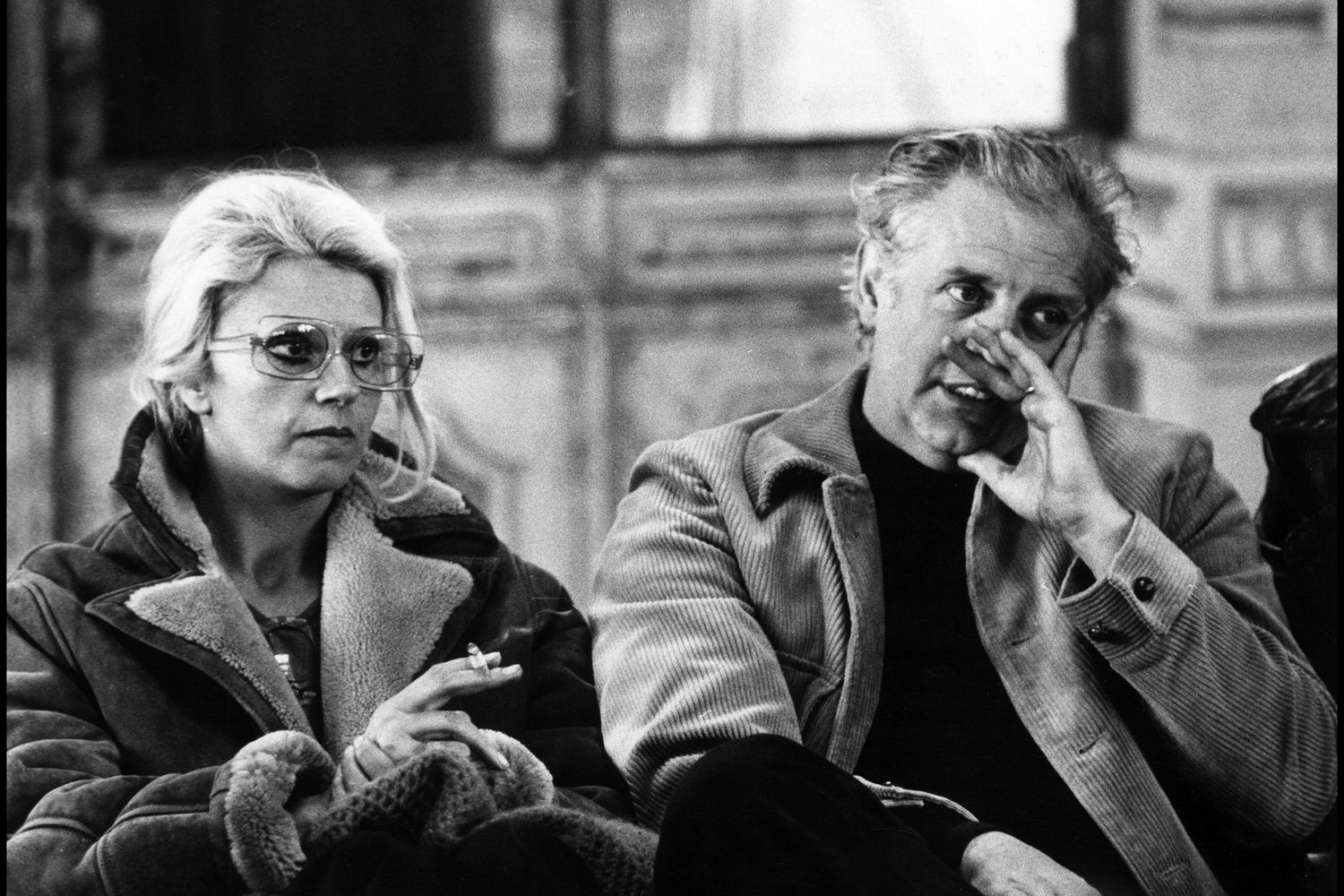 Dario Fo con la moglie Franca Rame,1970 (Afp)