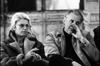 Dario Fo con la moglie Franca Rame,1970 (Afp)