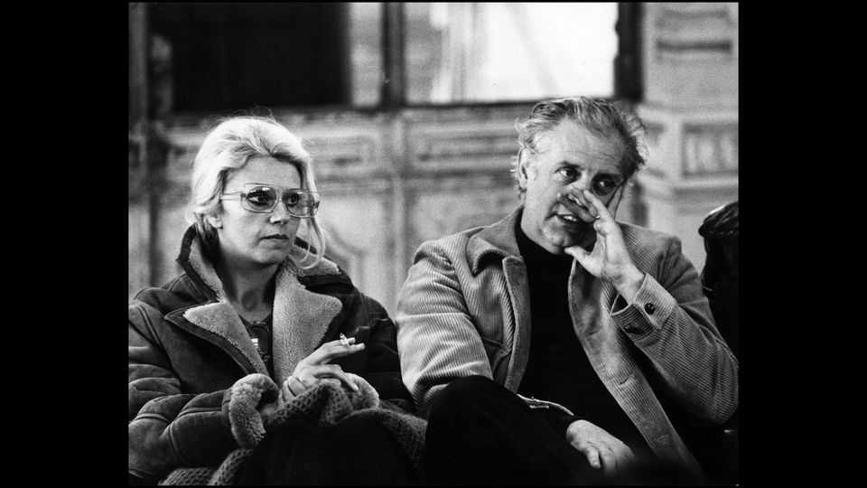 Dario Fo con la moglie Franca Rame,1970 (Afp)