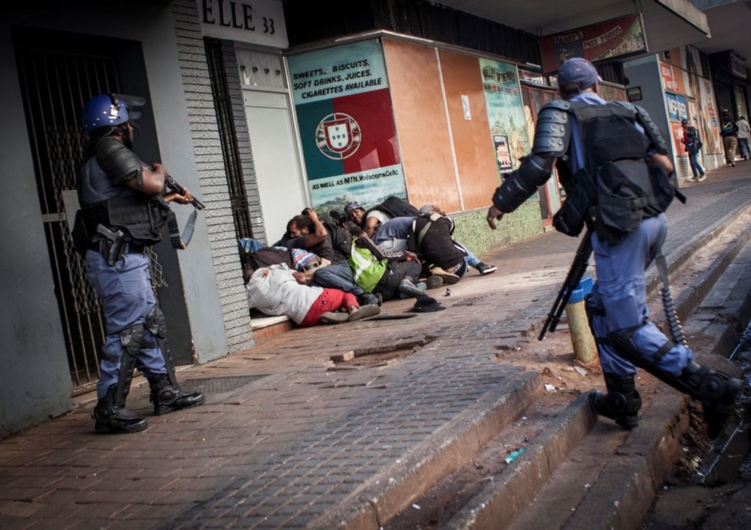 &nbsp;Sudafrica - scontri a Johannesburg (Afp)