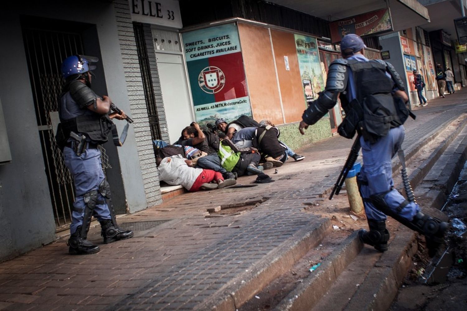 &nbsp;Sudafrica - scontri a Johannesburg (Afp)