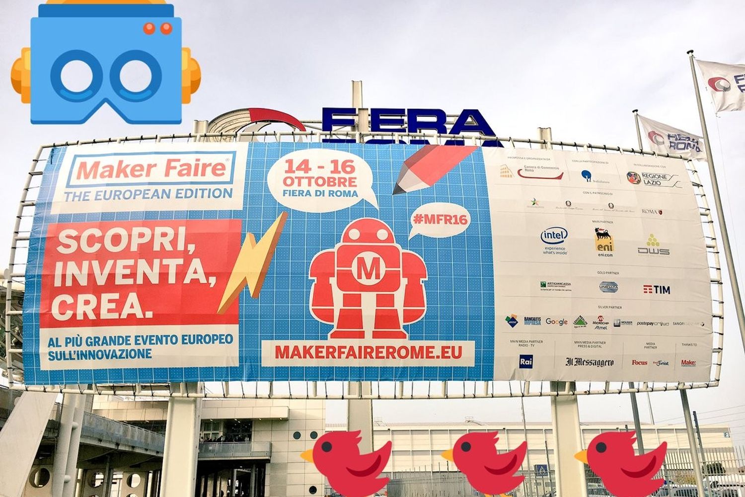 &nbsp;Maker Faire Fiera di Roma (twitter)