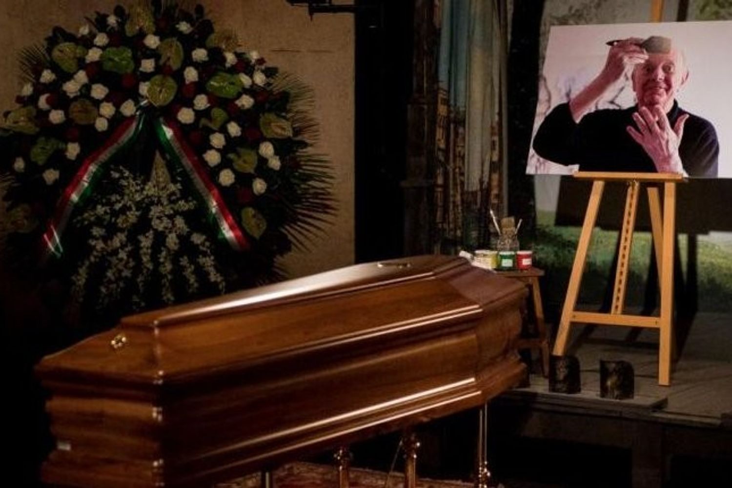 &nbsp;Dario Fo camera ardente bara (afp)